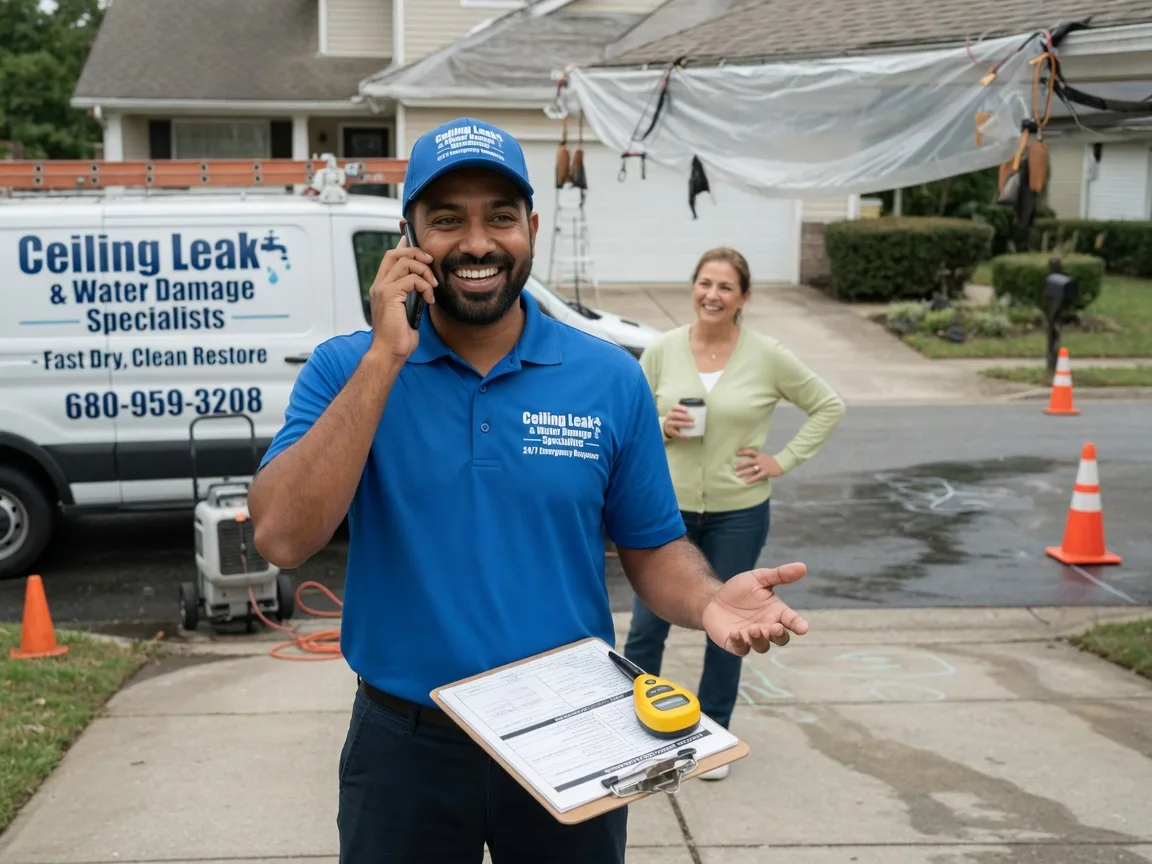 Ceiling Leak Cleanup Isle La Motte, VT FAQs